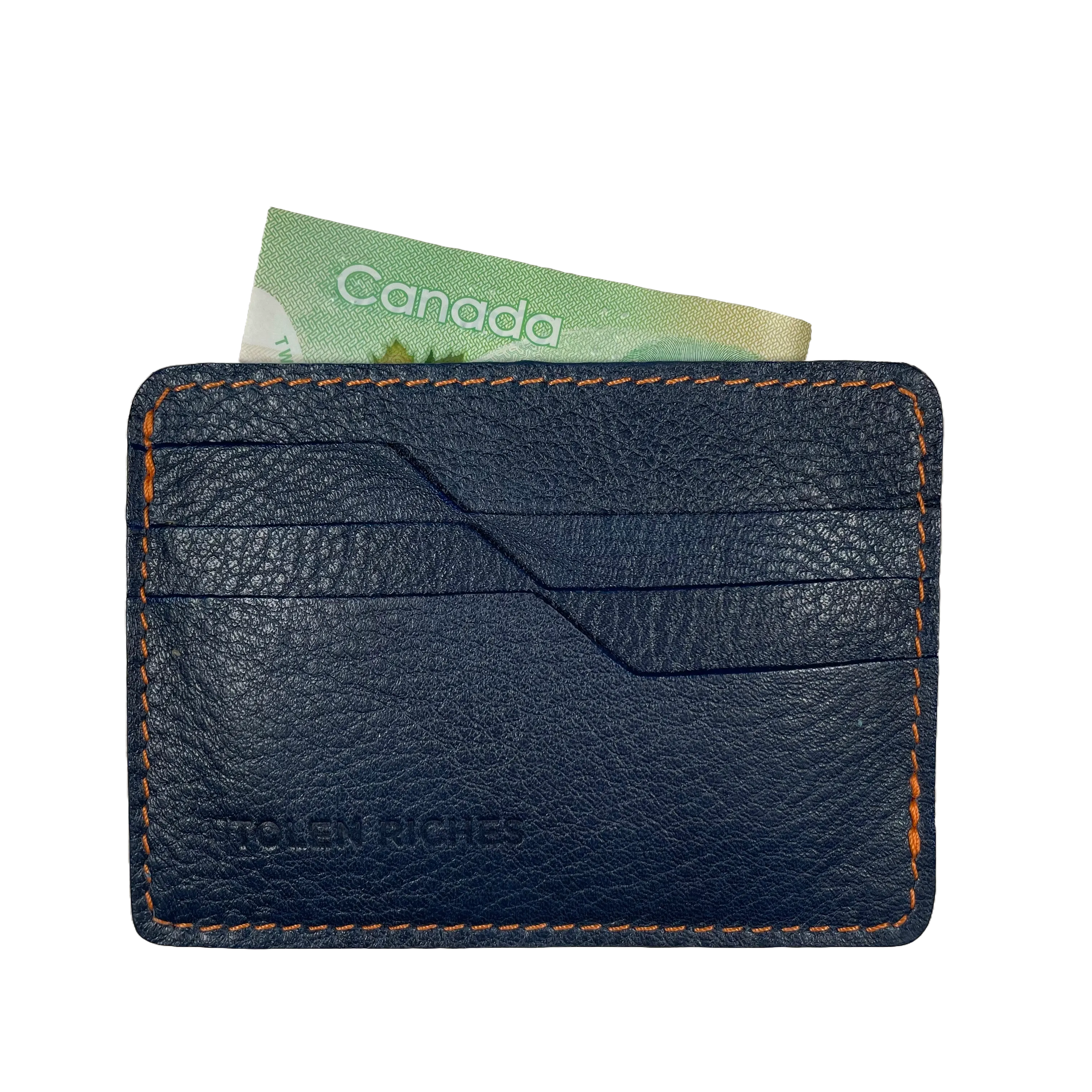 Blue Slim Card Holder Wallet