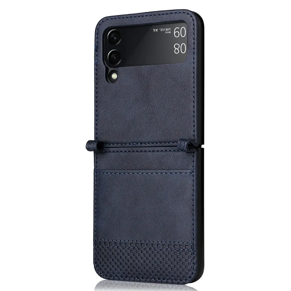 Bofink Vintage Samsung Galaxy Z Flip3 5G leather case - Blue