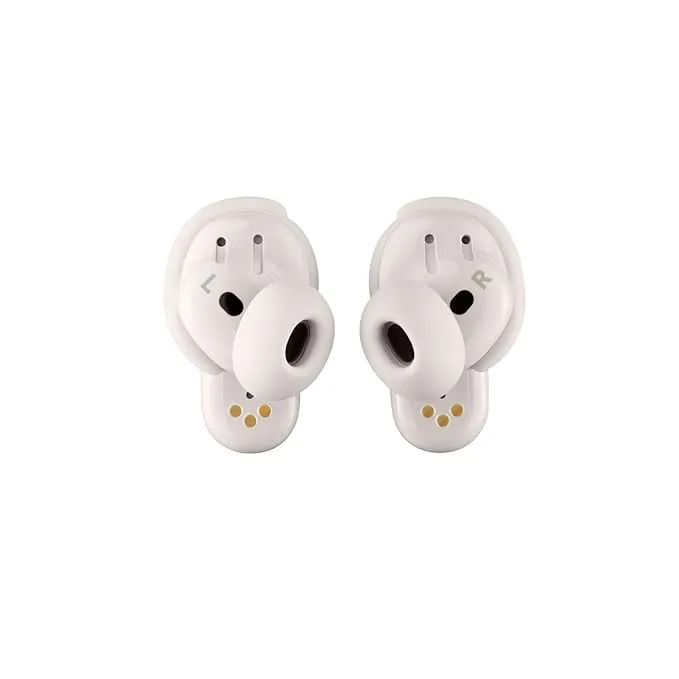 Bose New Quiet Comfort Ultra Wireless Noise Cancelling Earbuds, Bluetooth Noise Cancelling Earbuds with Spatial Audio and World-Class Noise Cancellation, White Smoke 882826-0020