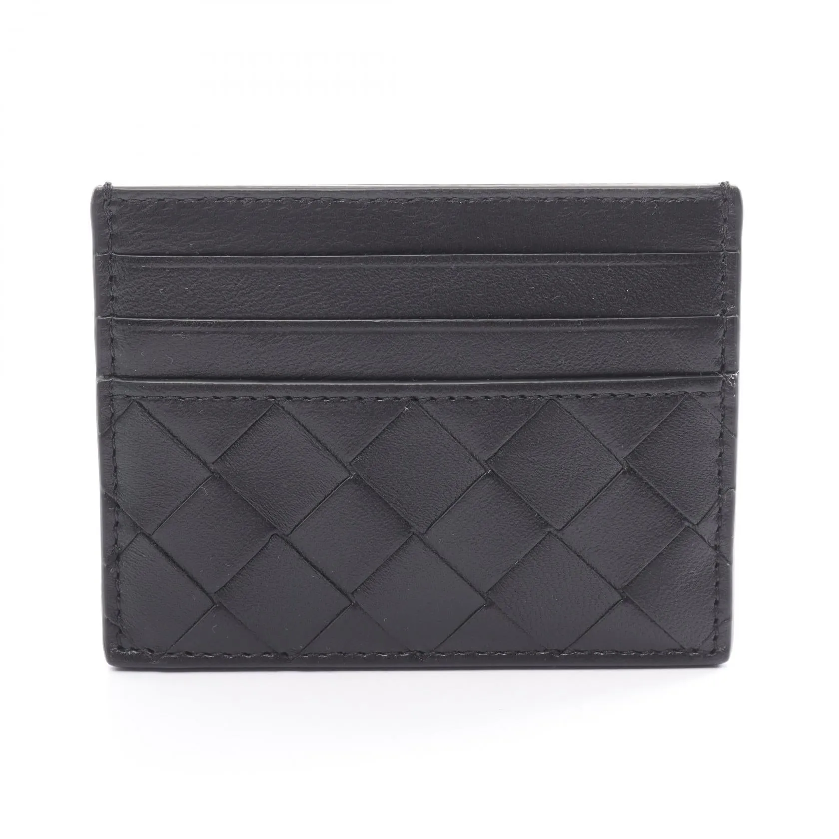 Bottega Veneta Intrecciato Leather Card Case Leather Card Case 635042 in Great Condition