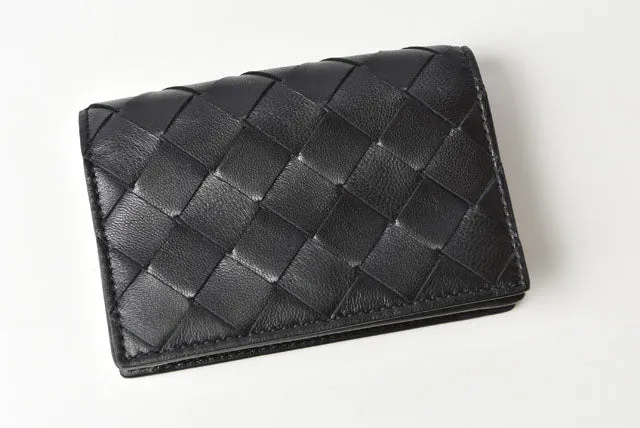 Bottega Veneta Lambskin Card Case/Business Card Holder/Coin Case