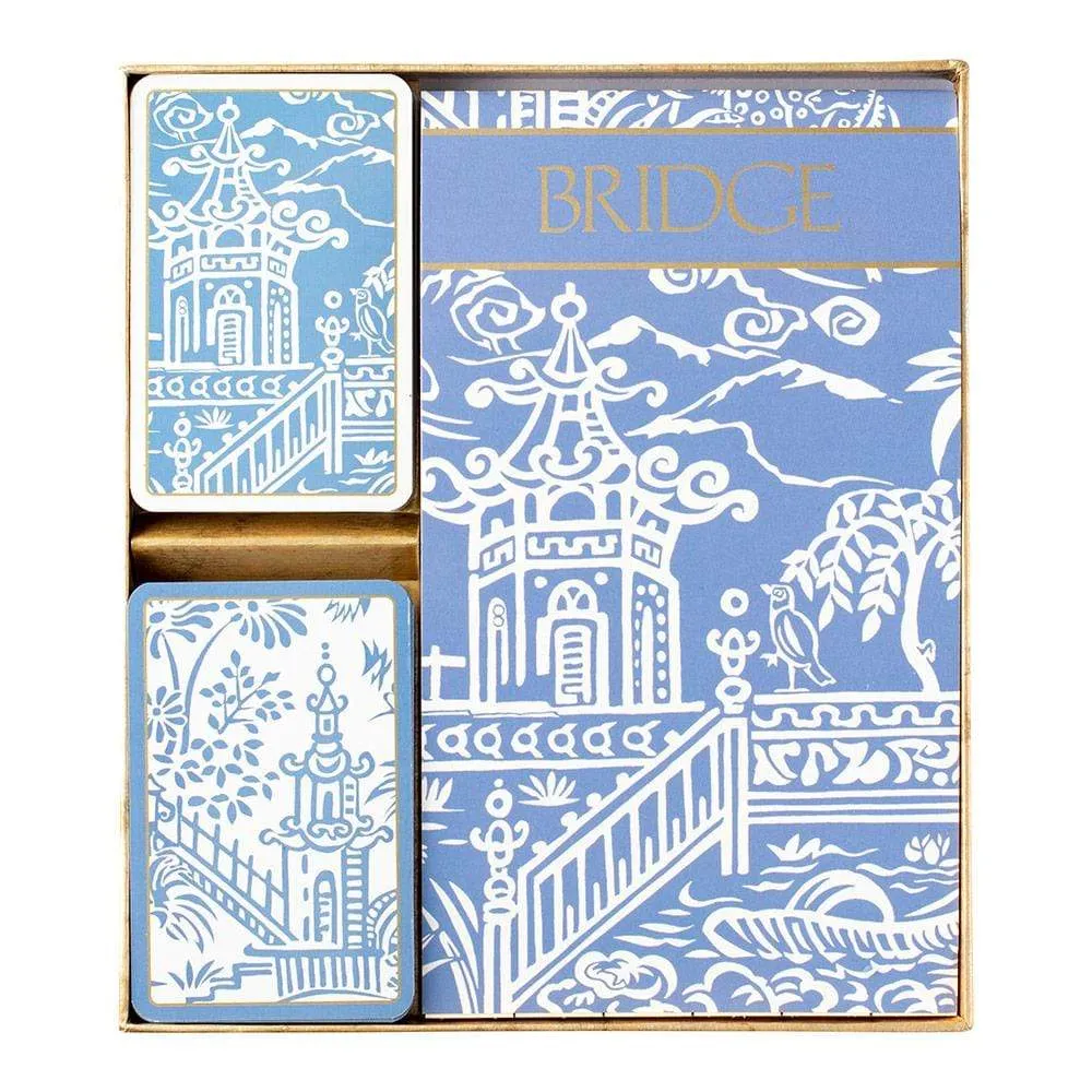 Bridge Gift Set - Pagoda Toile