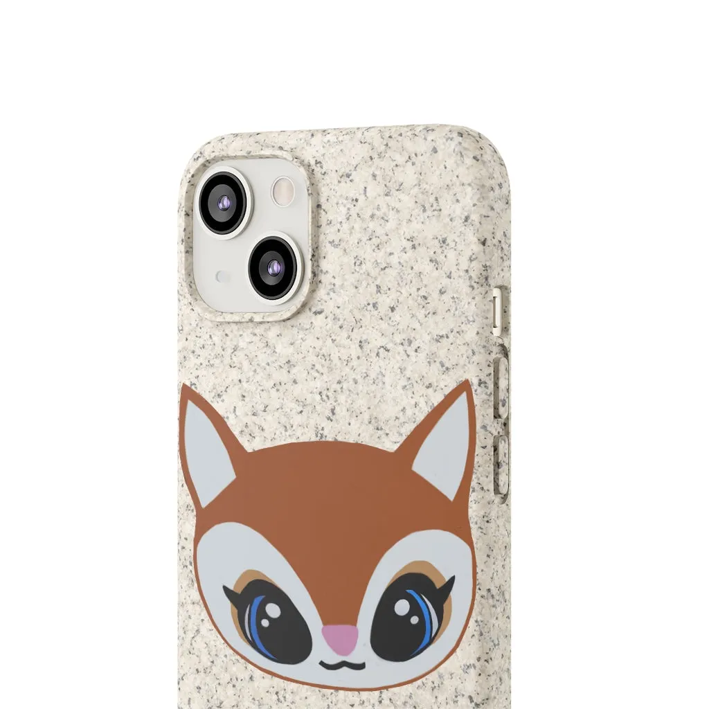 Brown Deer Head Biodegradable Case