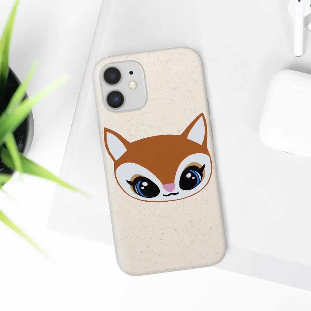 Brown Deer Head Biodegradable Case