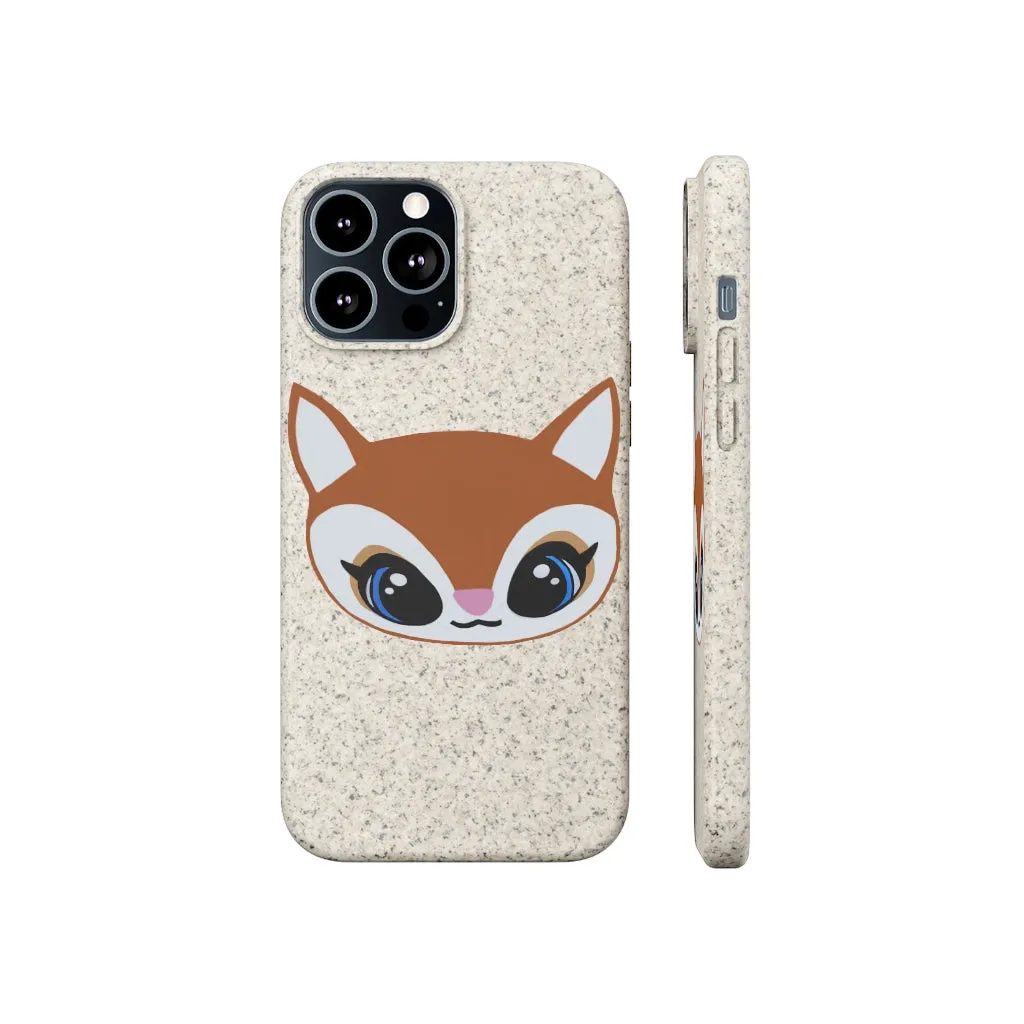 Brown Deer Head Biodegradable Case