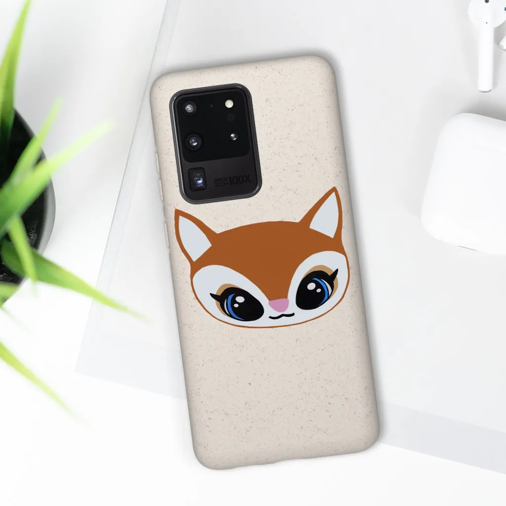 Brown Deer Head Biodegradable Case