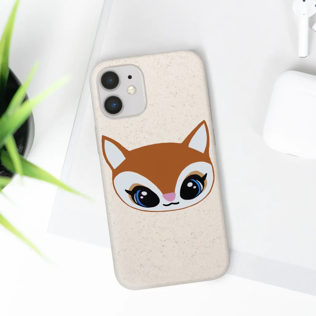 Brown Deer Head Biodegradable Case