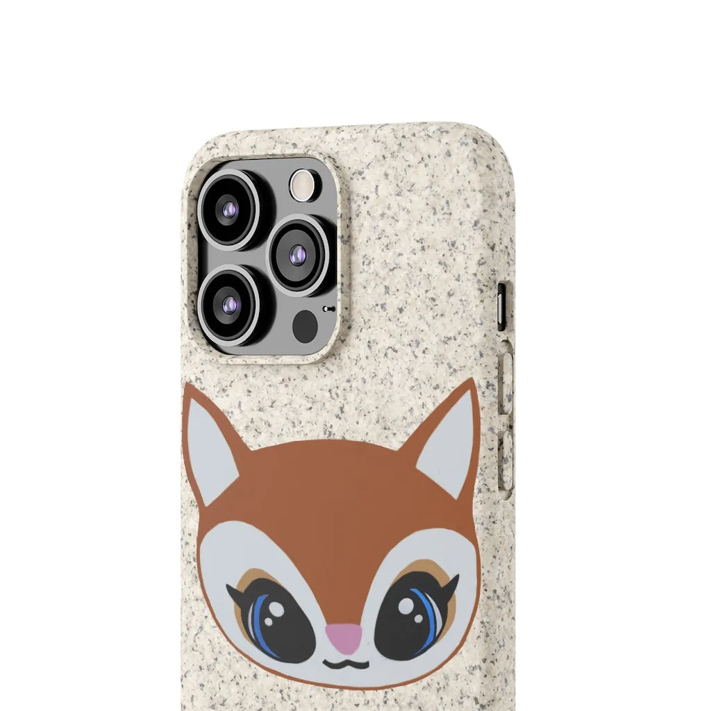 Brown Deer Head Biodegradable Case