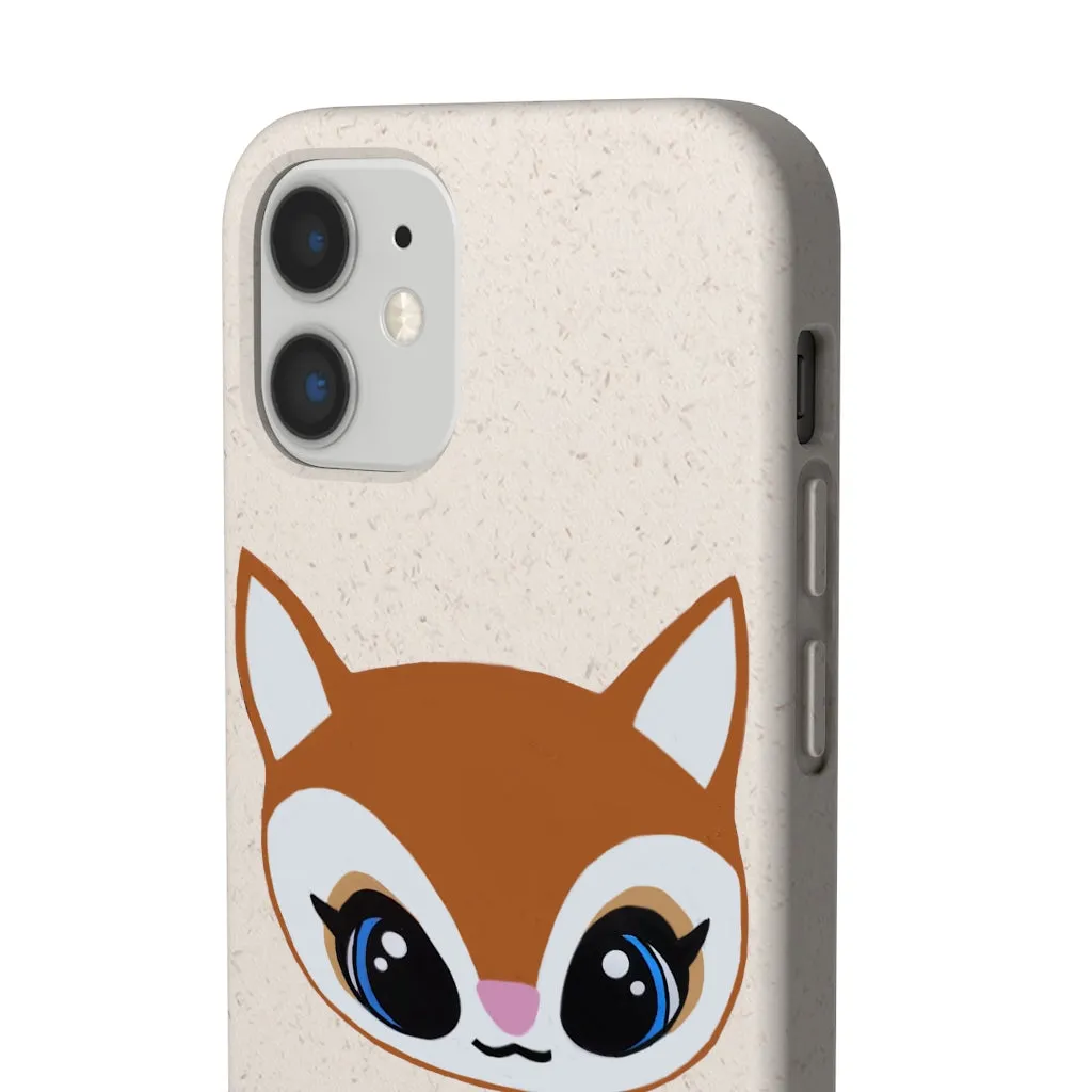 Brown Deer Head Biodegradable Case