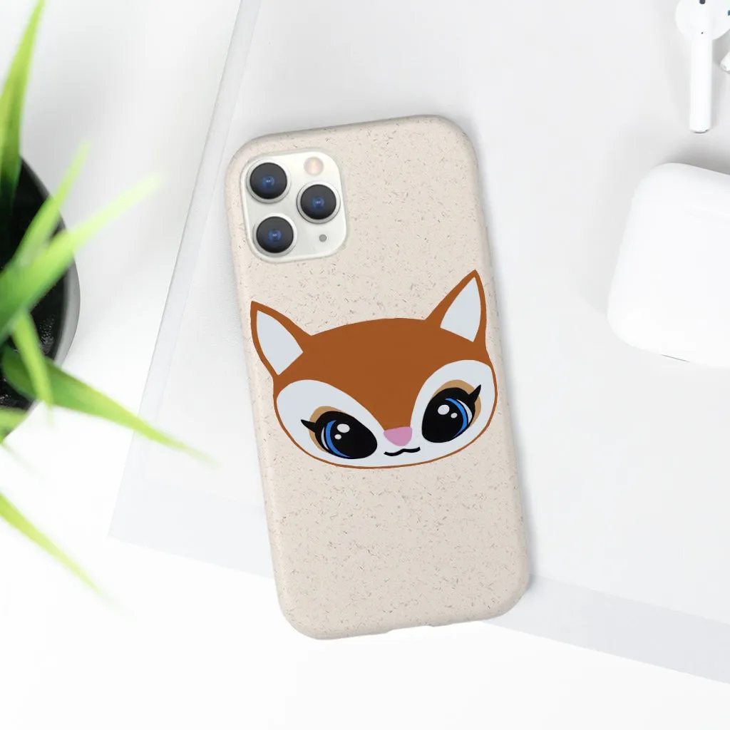 Brown Deer Head Biodegradable Case