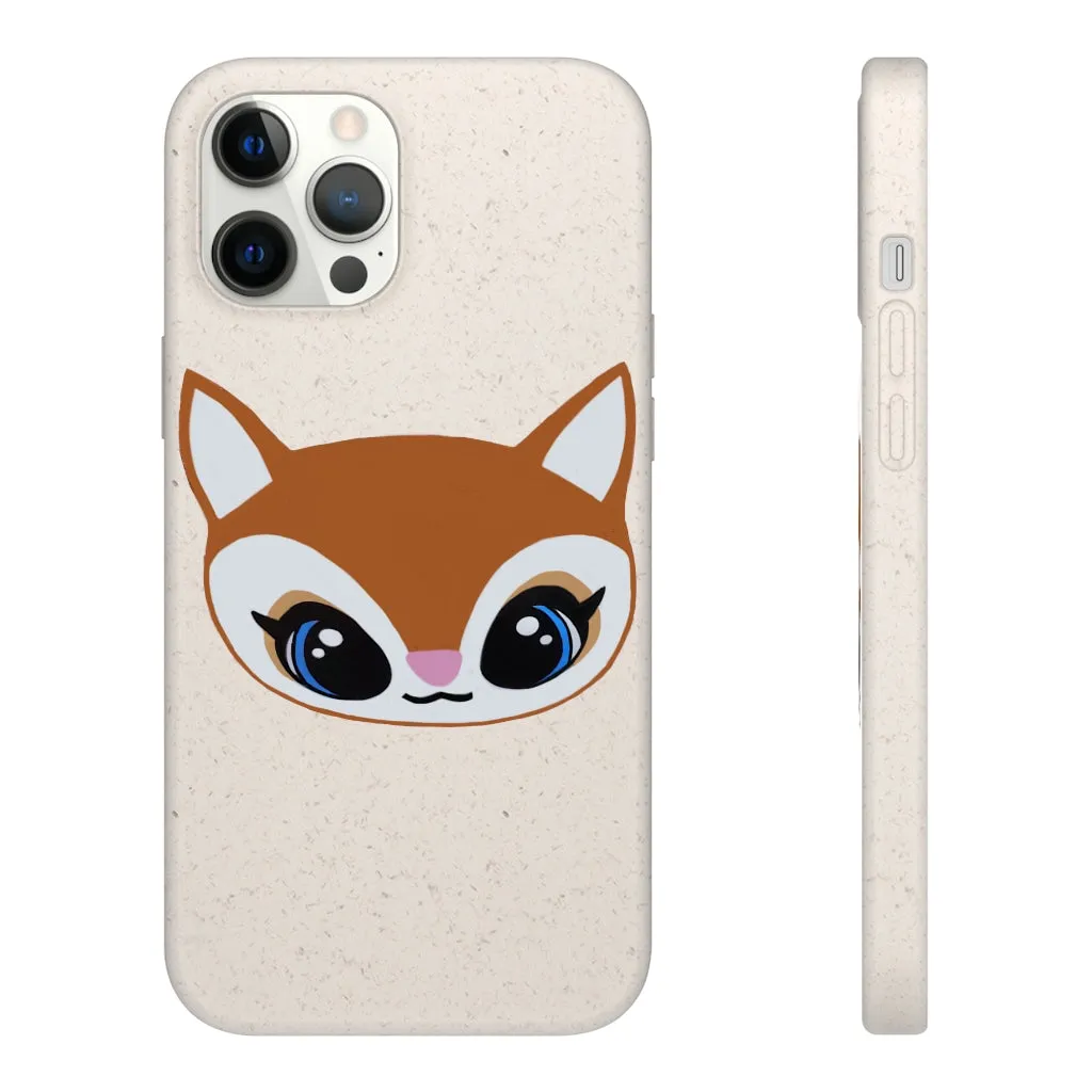 Brown Deer Head Biodegradable Case