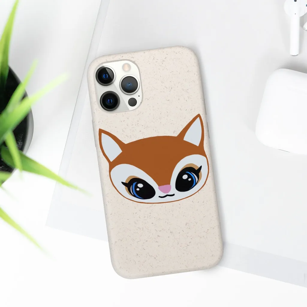 Brown Deer Head Biodegradable Case