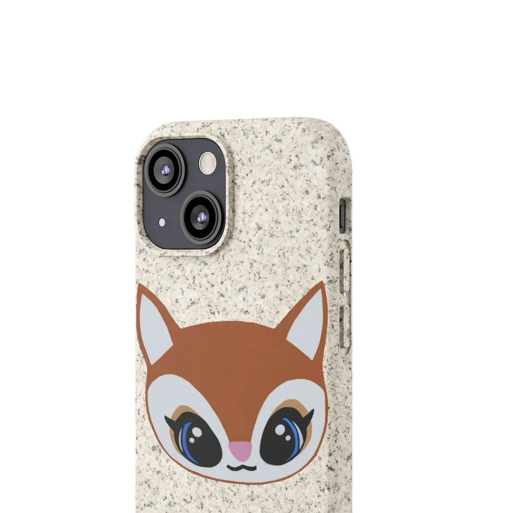 Brown Deer Head Biodegradable Case