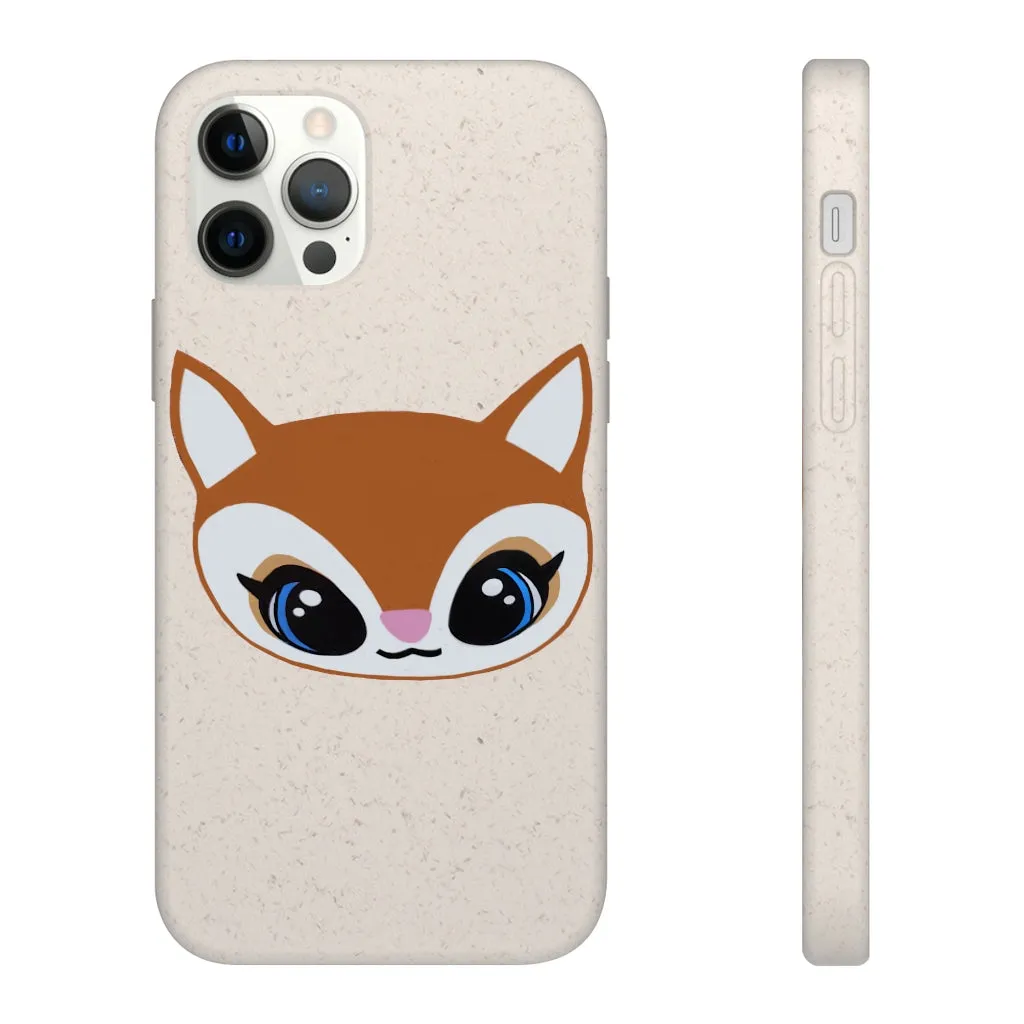 Brown Deer Head Biodegradable Case