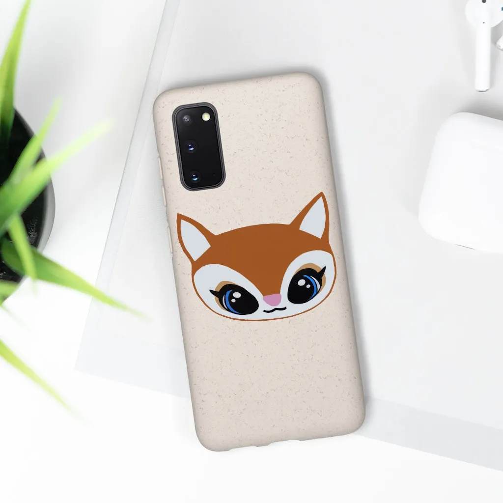 Brown Deer Head Biodegradable Case