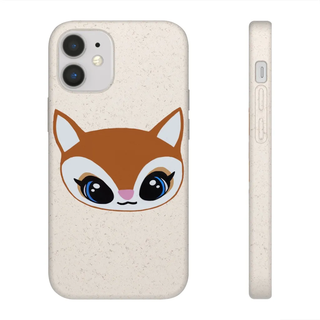 Brown Deer Head Biodegradable Case