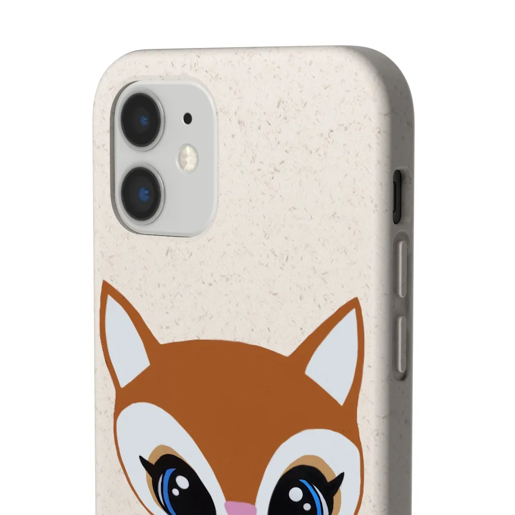 Brown Deer Head Biodegradable Case