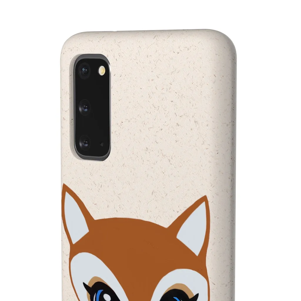 Brown Deer Head Biodegradable Case