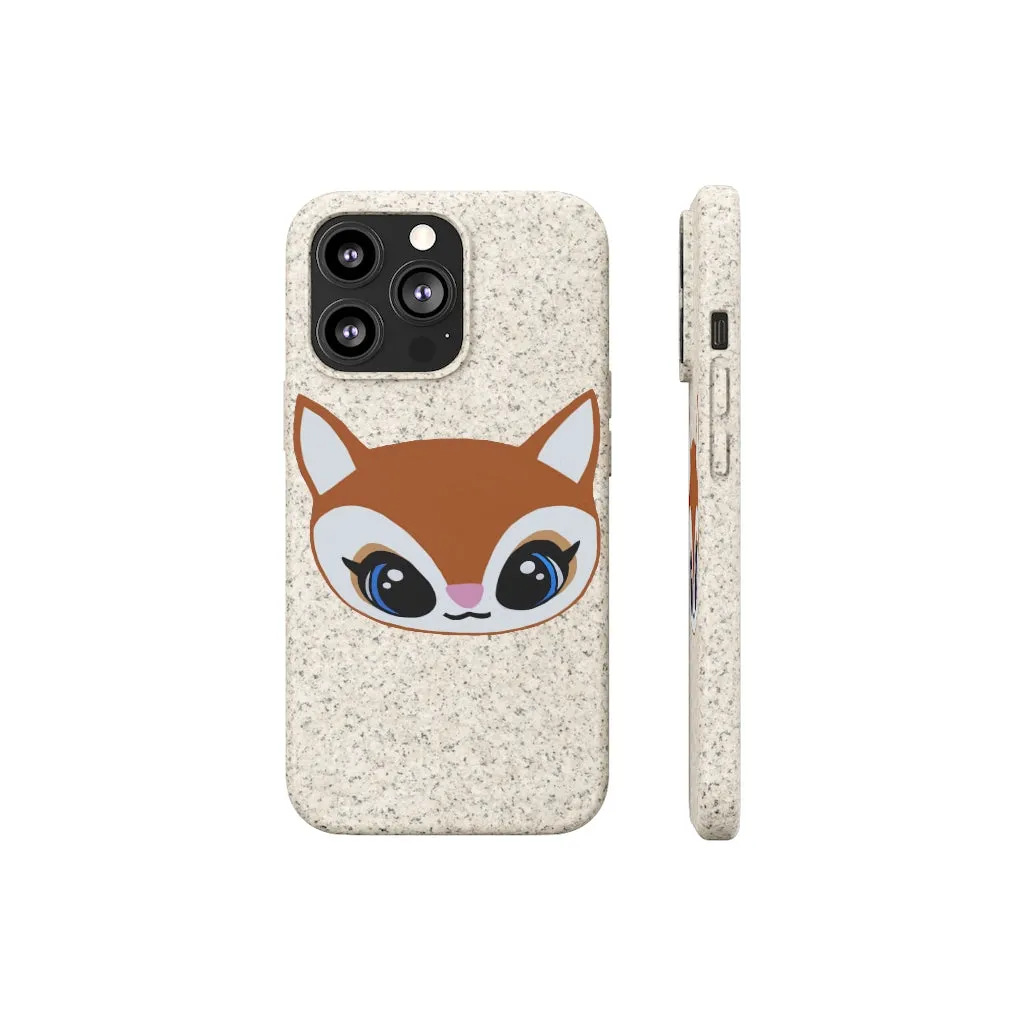 Brown Deer Head Biodegradable Case