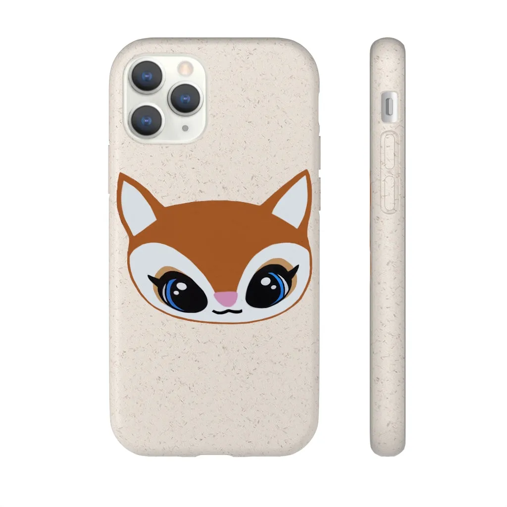 Brown Deer Head Biodegradable Case