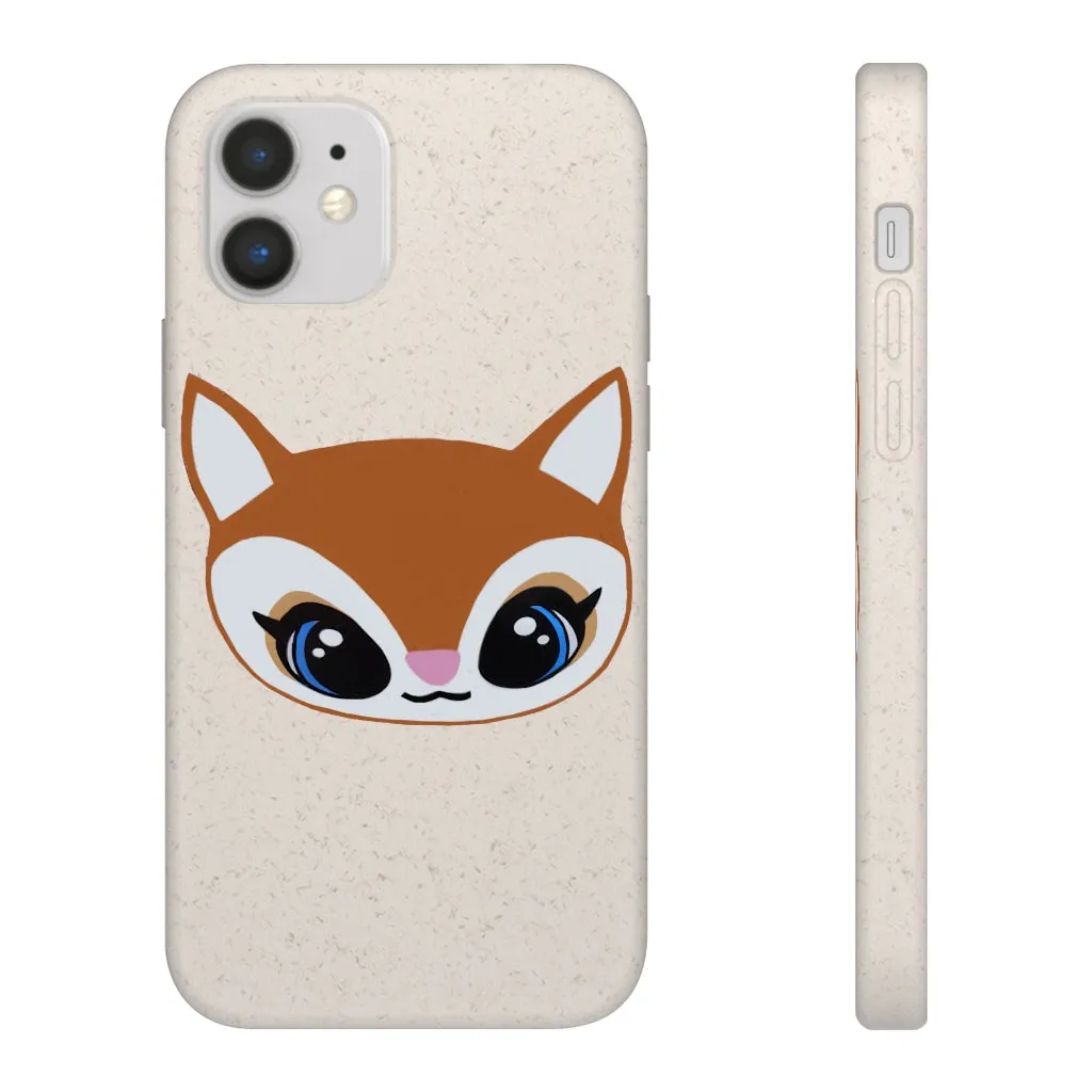 Brown Deer Head Biodegradable Case