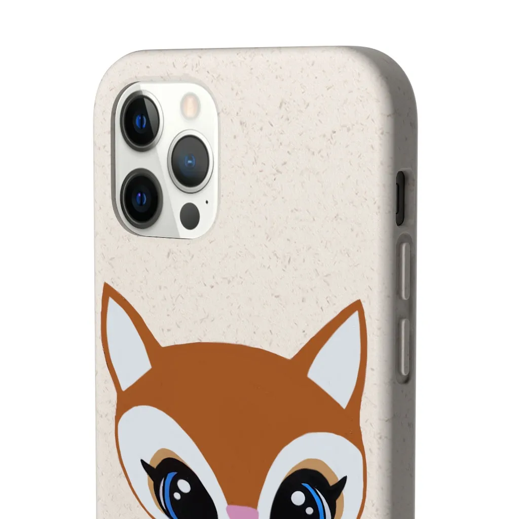 Brown Deer Head Biodegradable Case