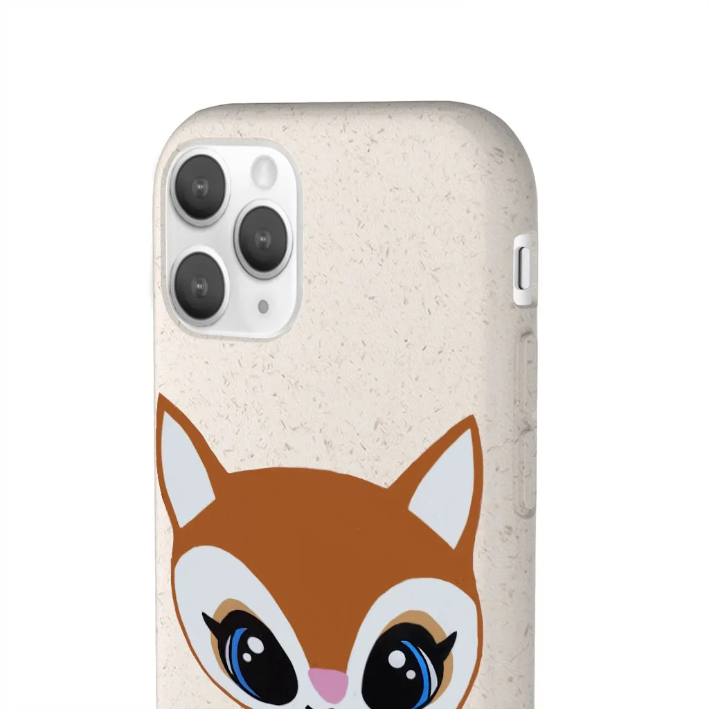 Brown Deer Head Biodegradable Case