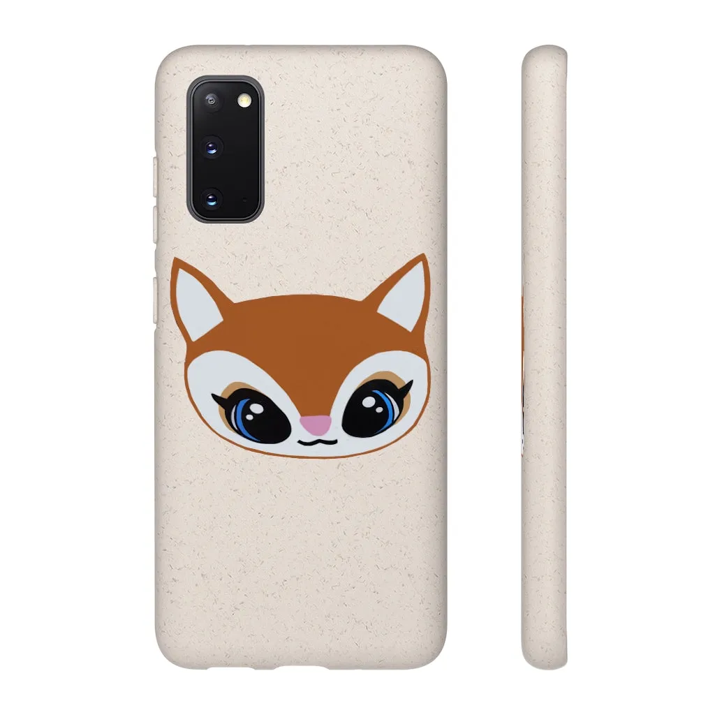 Brown Deer Head Biodegradable Case