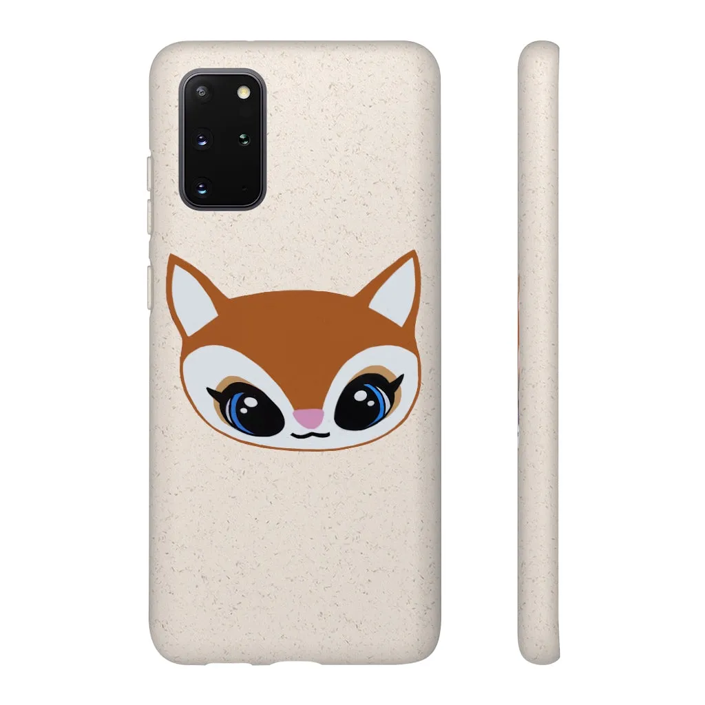 Brown Deer Head Biodegradable Case