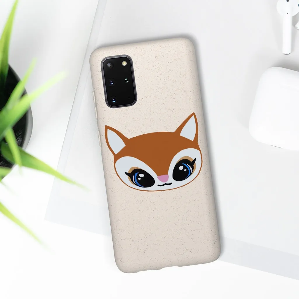 Brown Deer Head Biodegradable Case