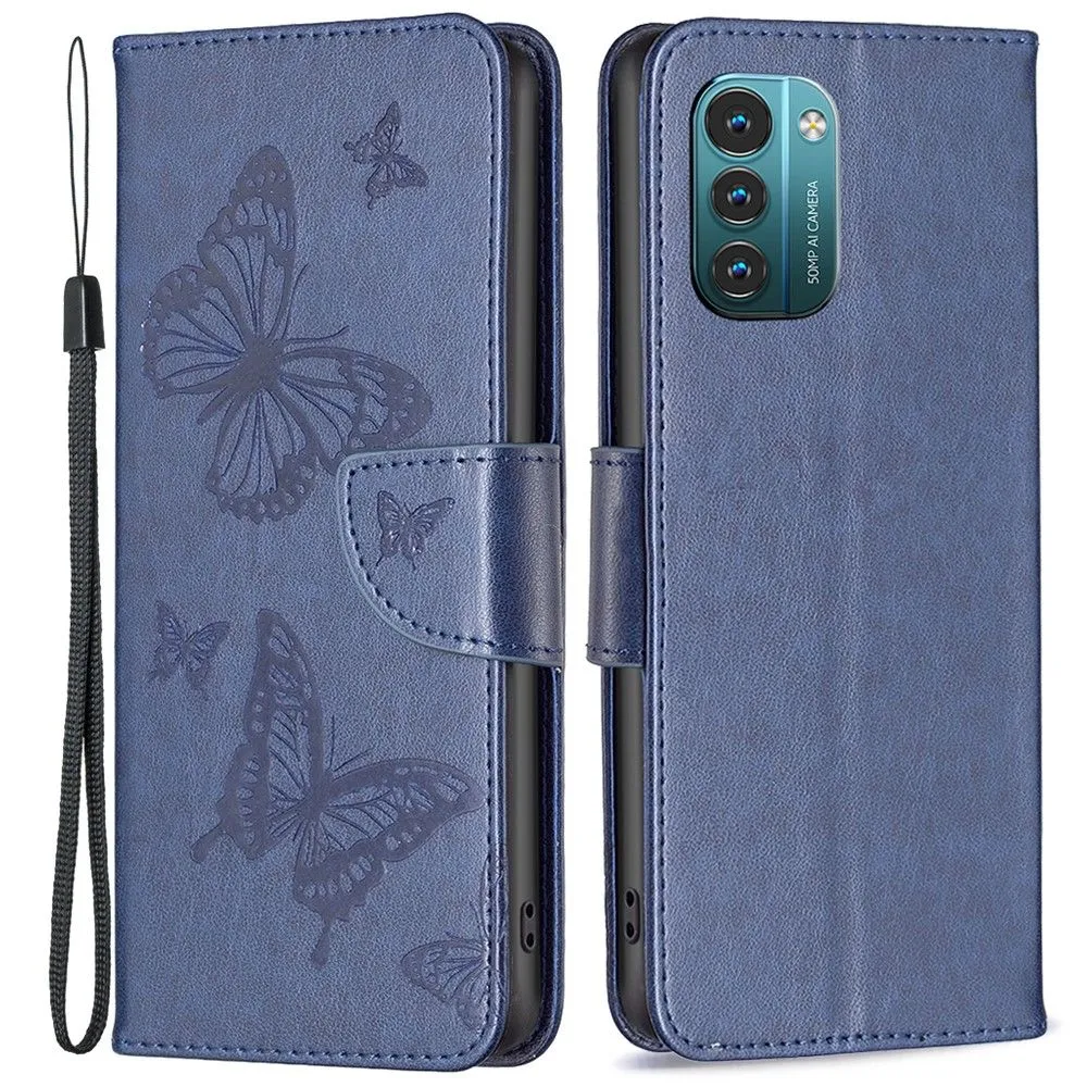 Butterfly Nokia G11 / G21 flip case - Dark Blue