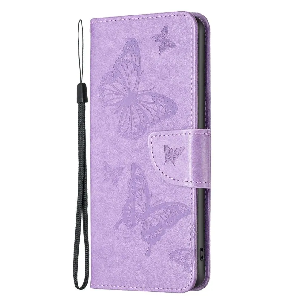 Butterfly Samsung Galaxy M53 5G flip case - Purple