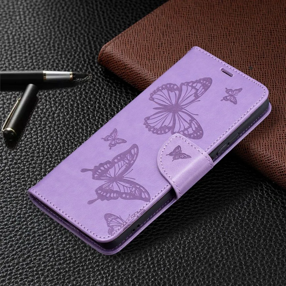 Butterfly Xiaomi Mi 11i / Poco F3 / K40 Pro Plus flip case - Purple