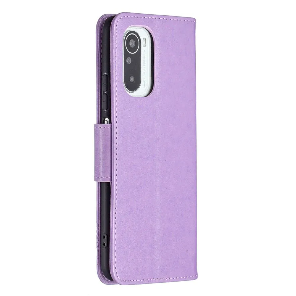 Butterfly Xiaomi Mi 11i / Poco F3 / K40 Pro Plus flip case - Purple