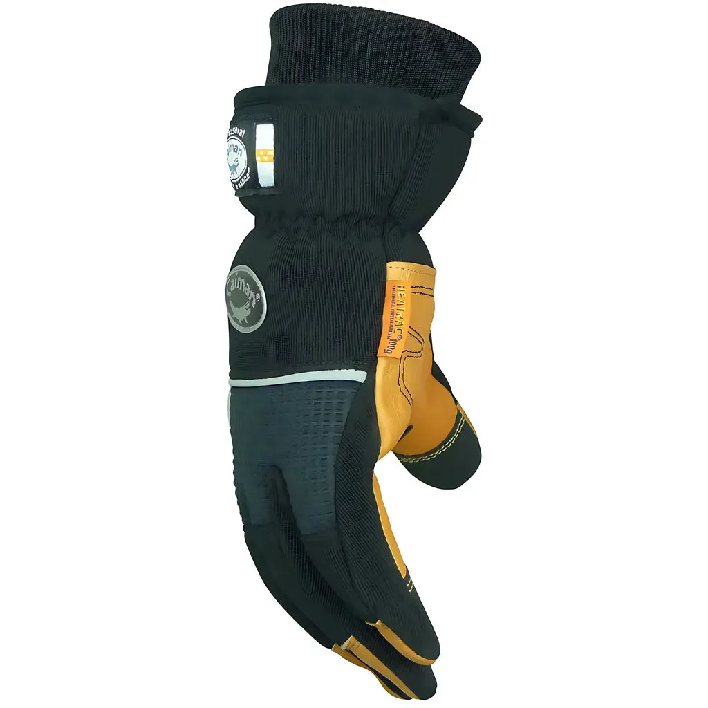 Caiman 2960-6 Multi-Activity Glove with Pig Grain Leather Padded Palm and Waterproof Back - Heatrac Insulated