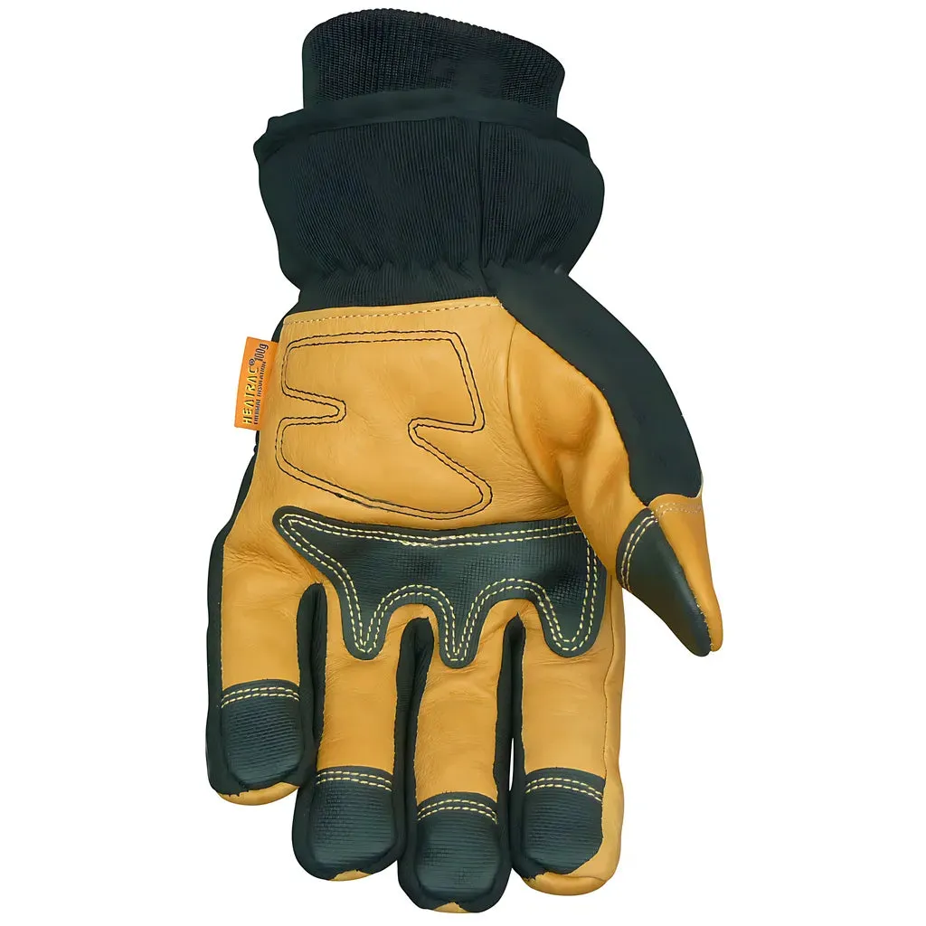 Caiman 2960-6 Multi-Activity Glove with Pig Grain Leather Padded Palm and Waterproof Back - Heatrac Insulated