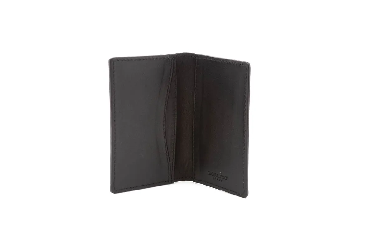 Calf Leather Business/Credit Card Case - Onyx Black