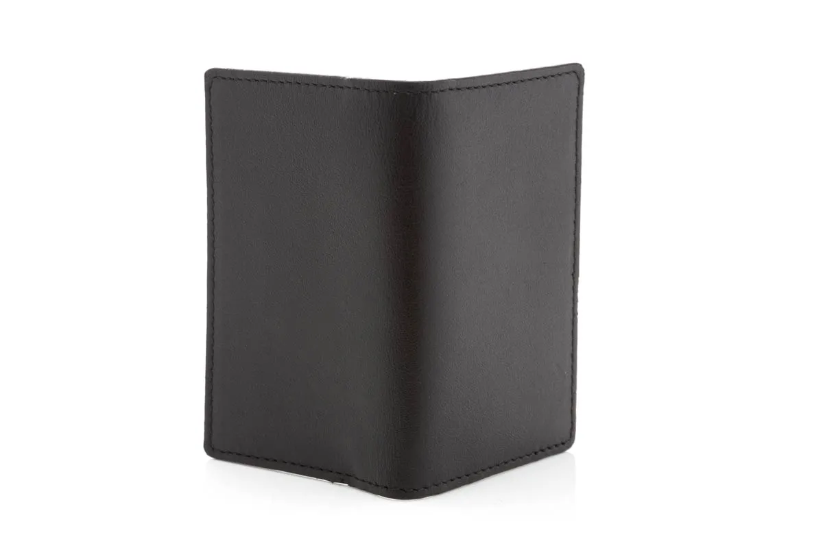 Calf Leather Business/Credit Card Case - Onyx Black