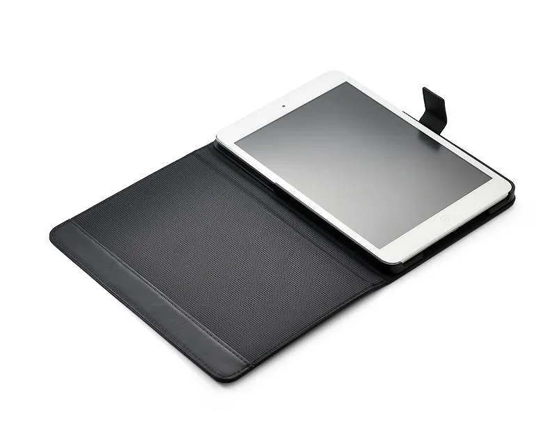 Calore Series iPad Mini Flip Leather Case - Black