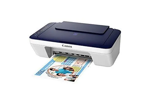 Canon Pixma E477 All-in-One Wi-Fi InkJet Printer (White/Blue)