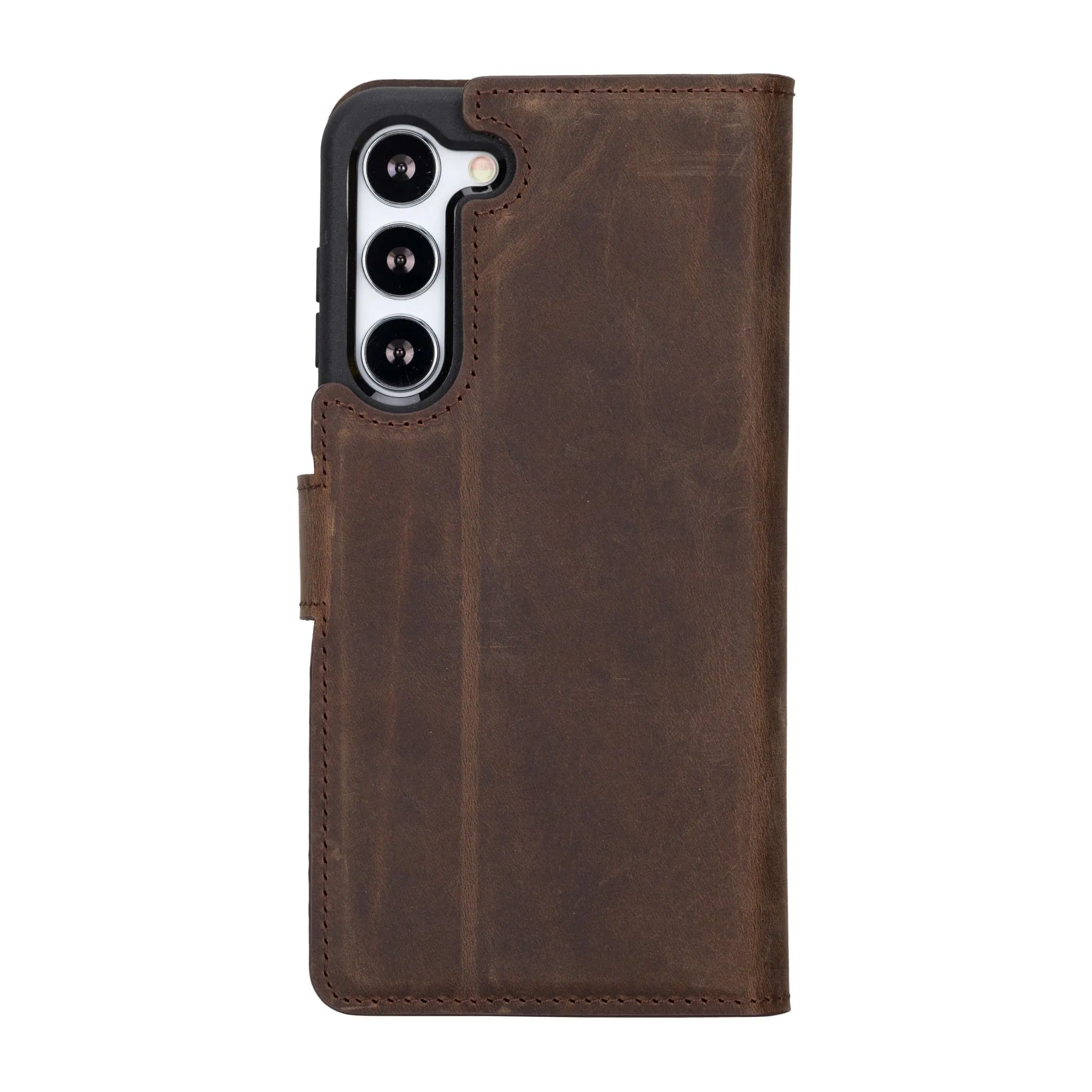 Carson Samsung Galaxy S23 Plus Wallet Case, Distressed Coffee