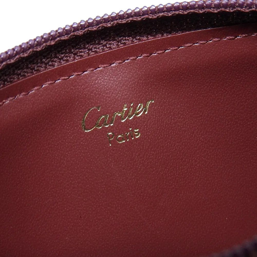 Cartier Leather Coin Case with Key Ring