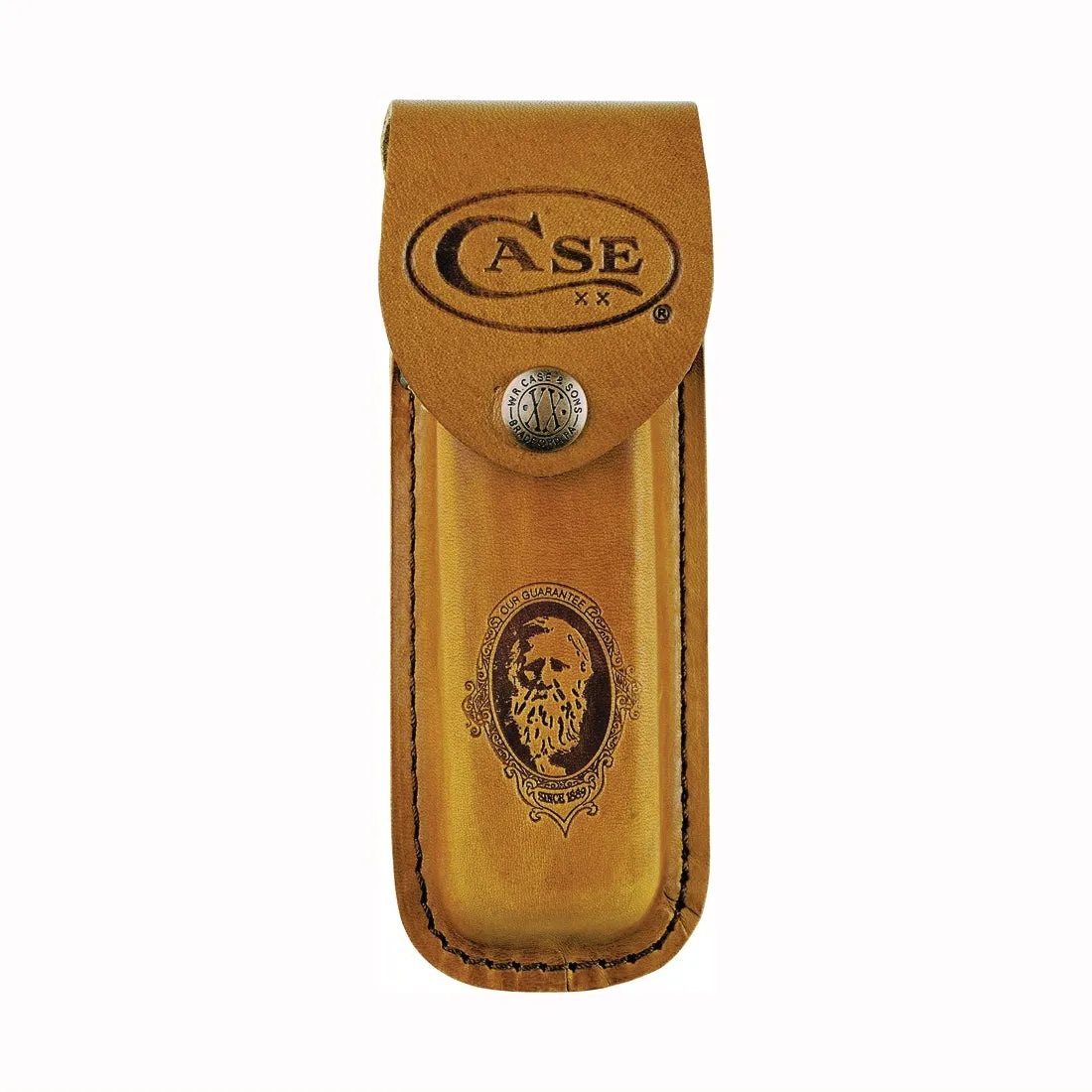 CASE 09027 Sheath, Leather, For: All Large Size Case Folding Knives