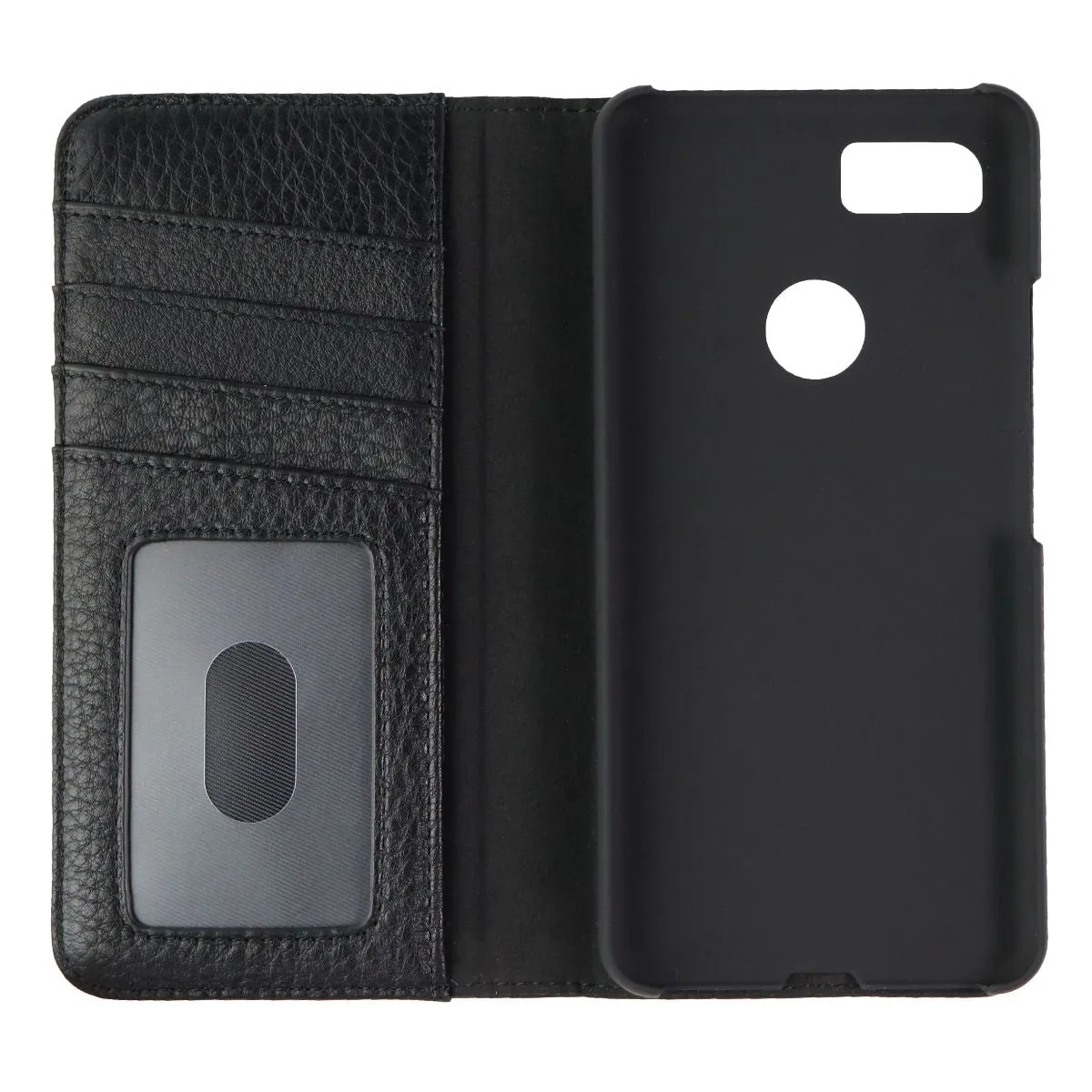 Case-Mate Wallet Folio Genuine Leather Case for Google Pixel 3 XL - Black