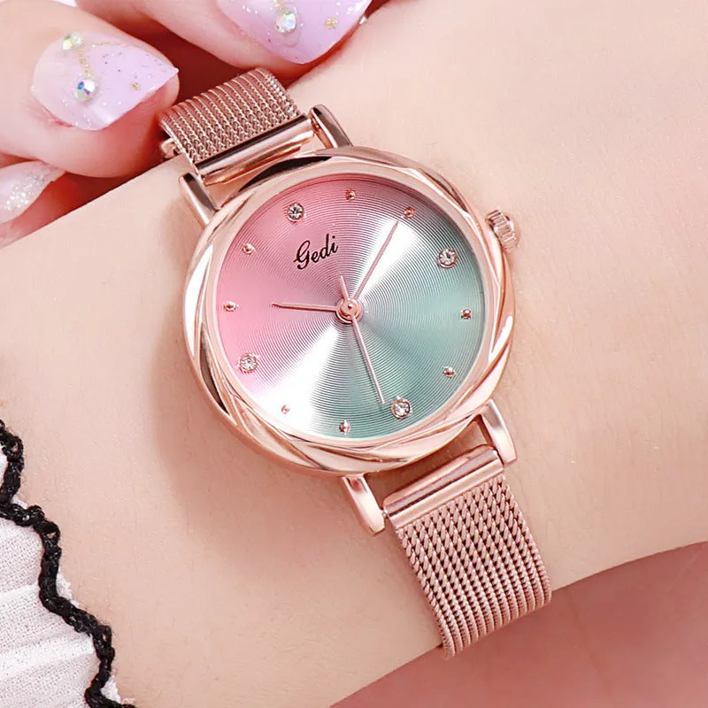 Casual Gradient Dial Women's Watch