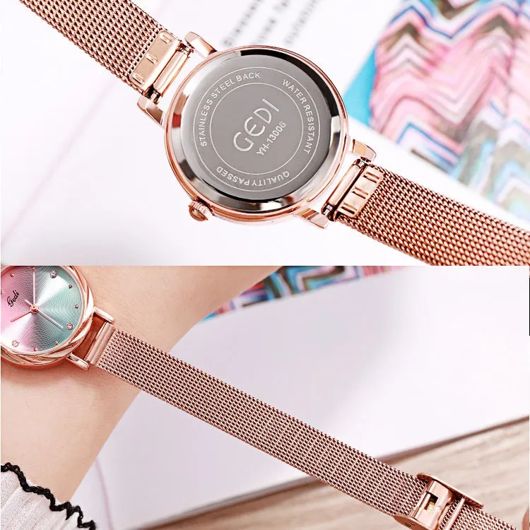 Casual Gradient Dial Women's Watch