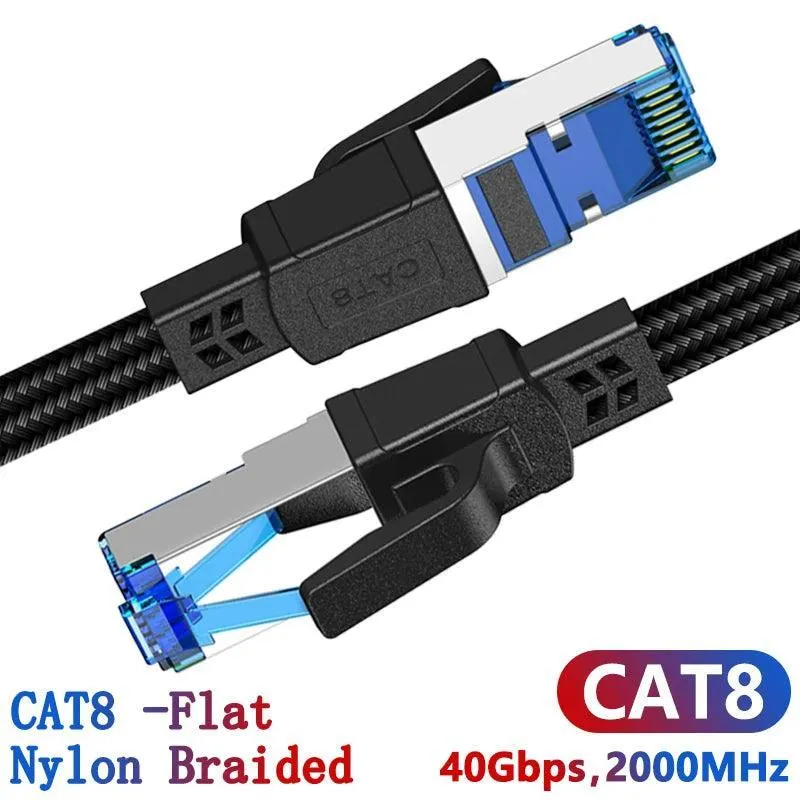 CAT8 Ethernet Cable: Hyper-Speed Data Transfer & Waterproof