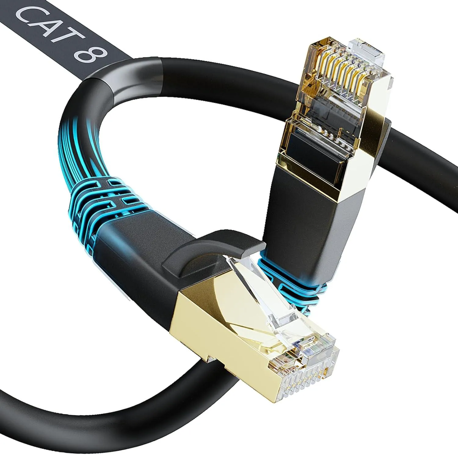 CAT8 Ethernet Cable: Hyper-Speed Data Transfer & Waterproof