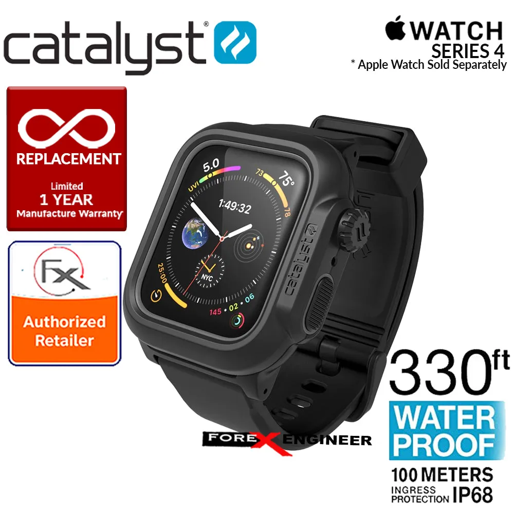 Catalyst Waterproof Case for Apple Watch Series SE - 6 - 5 - 4 - 44mm - Stealth Black 840625103706