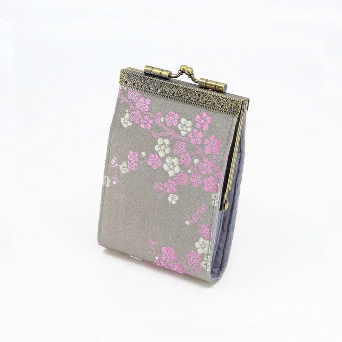 Cathayana Wallet: RFID Cherry Blossom Card Holder